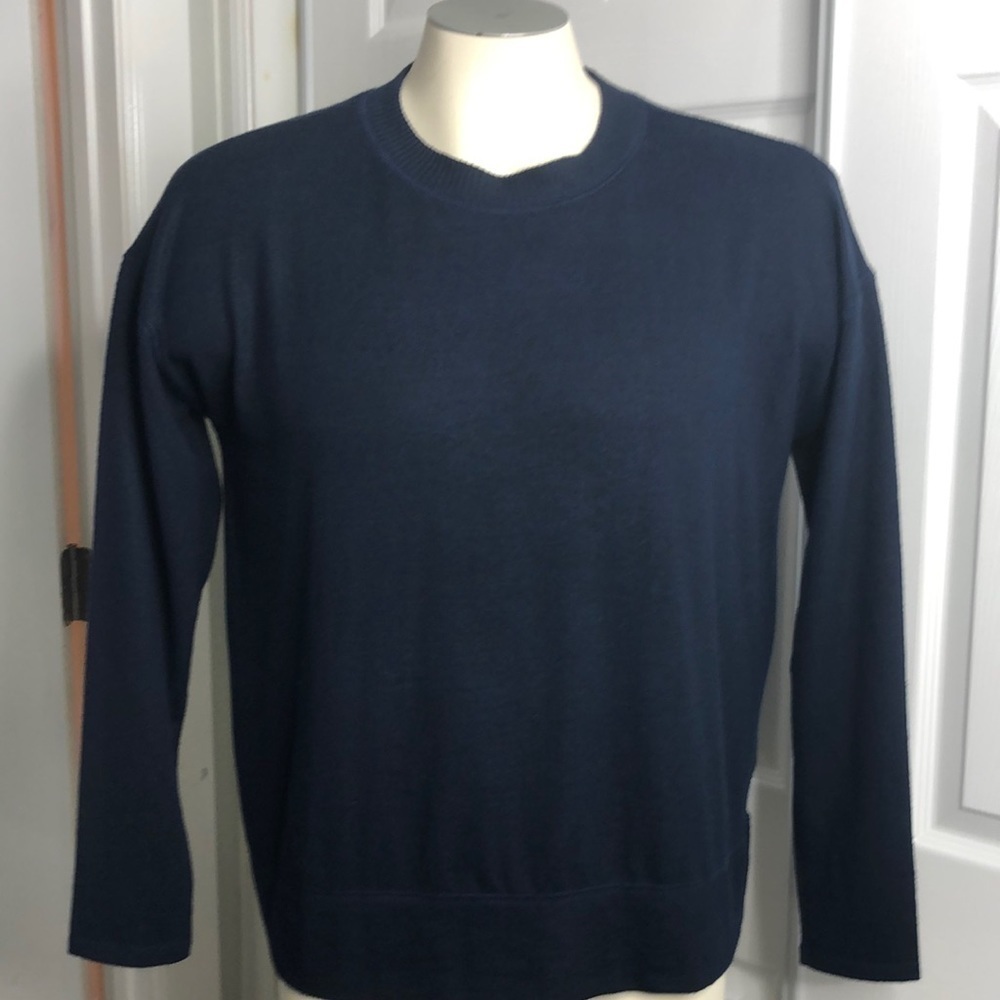 Lucky Brand Dark Blue Lightweight Sweater M